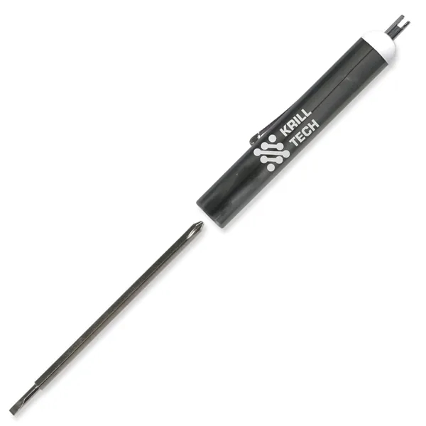 0.50"H x 5.69"W x 0.44"D 2.5mm tech Pocket screwdriver with valve... from ASI 54040 Fey Promo / Mi Line by Fey