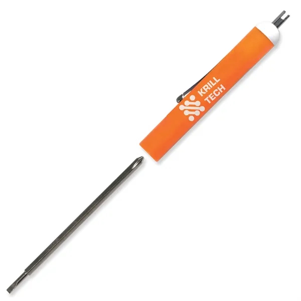 0.50"H x 5.69"W x 0.44"D 2.5mm tech Pocket screwdriver with valve... from ASI 54040 Fey Promo / Mi Line by Fey