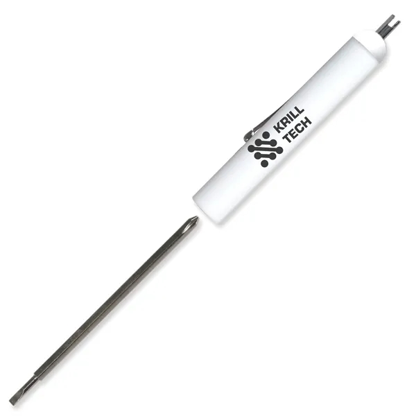 0.50"H x 5.69"W x 0.44"D 2.5mm tech Pocket screwdriver with valve... from ASI 54040 Fey Promo / Mi Line by Fey