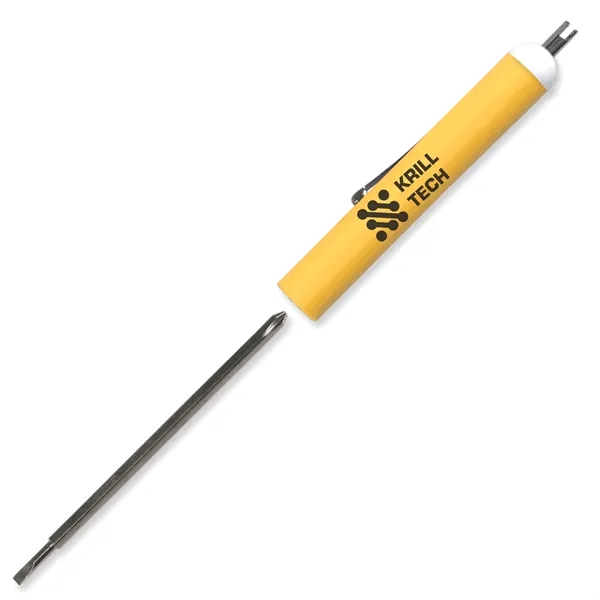 0.50"H x 5.69"W x 0.44"D 2.5mm tech Pocket screwdriver with valve... from ASI 54040 Fey Promo / Mi Line by Fey