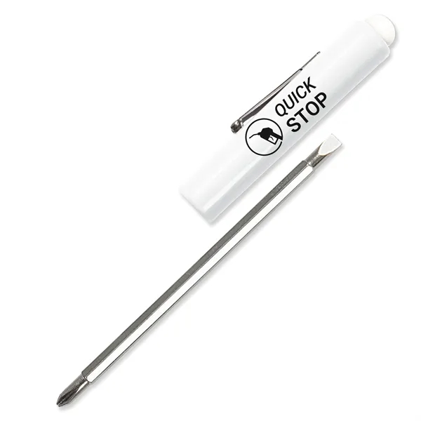 0.69"H x 5.88"W large barrel reversible pocket screwdriver with standard flat... from ASI 54040 Fey Promo / Mi Line by Fey
