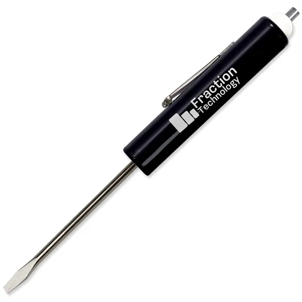 0.69"H x 5.93"W large barrel pocket screwdriver with 1/8" flat tip... from ASI 54040 Fey Promo / Mi Line by Fey