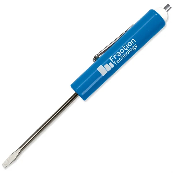0.69"H x 5.93"W large barrel pocket screwdriver with 1/8" flat tip... from ASI 54040 Fey Promo / Mi Line by Fey