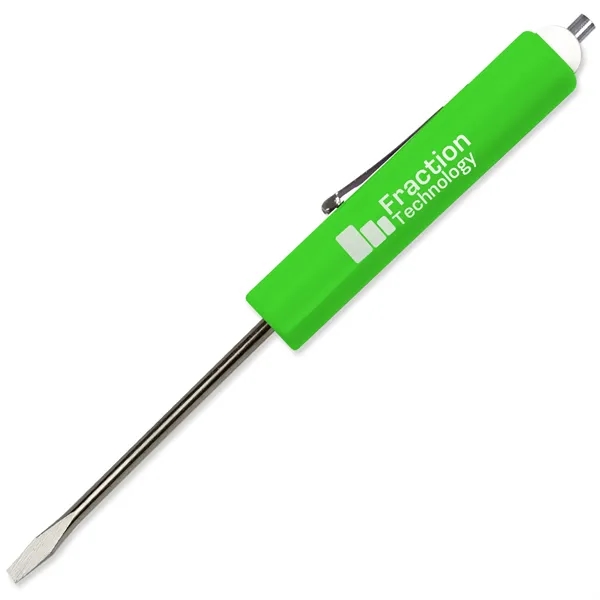0.69"H x 5.93"W large barrel pocket screwdriver with 1/8" flat tip... from ASI 54040 Fey Promo / Mi Line by Fey