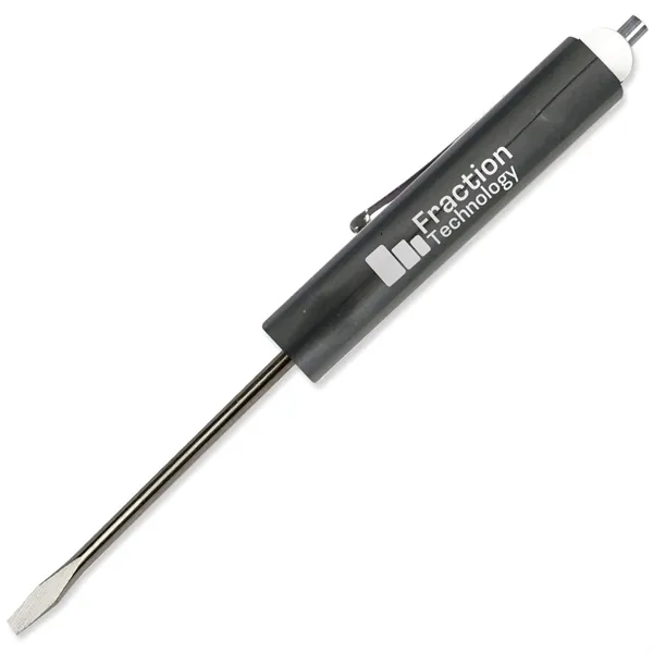 0.69"H x 5.93"W large barrel pocket screwdriver with 1/8" flat tip... from ASI 54040 Fey Promo / Mi Line by Fey