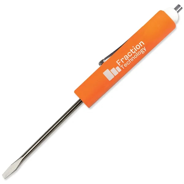 0.69"H x 5.93"W large barrel pocket screwdriver with 1/8" flat tip... from ASI 54040 Fey Promo / Mi Line by Fey