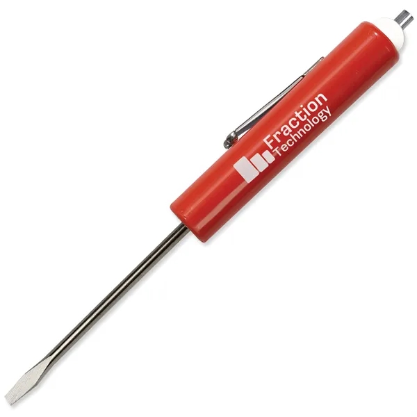 0.69"H x 5.93"W large barrel pocket screwdriver with 1/8" flat tip... from ASI 54040 Fey Promo / Mi Line by Fey