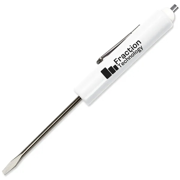 0.69"H x 5.93"W large barrel pocket screwdriver with 1/8" flat tip... from ASI 54040 Fey Promo / Mi Line by Fey