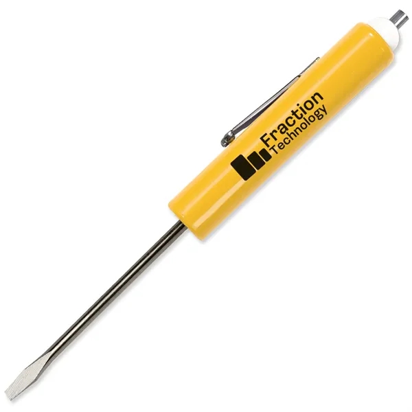 0.69"H x 5.93"W large barrel pocket screwdriver with 1/8" flat tip... from ASI 54040 Fey Promo / Mi Line by Fey