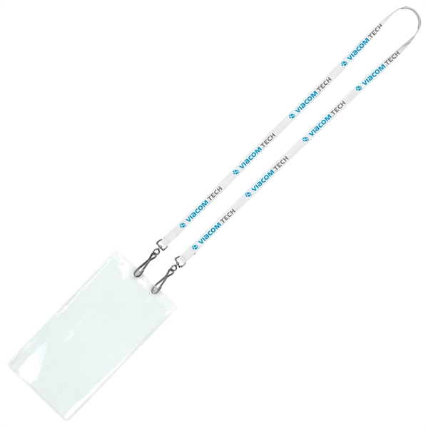 18" x 3/8" polyester dual ended lanyard strap with swivel or... from ASI 62660 Innovation Line