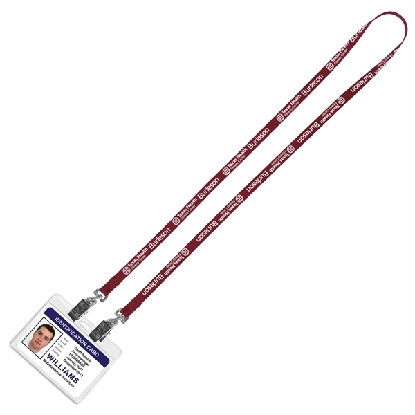 18" x 3/8" polyester dual ended lanyard strap with swivel or... from ASI 62660 Innovation Line