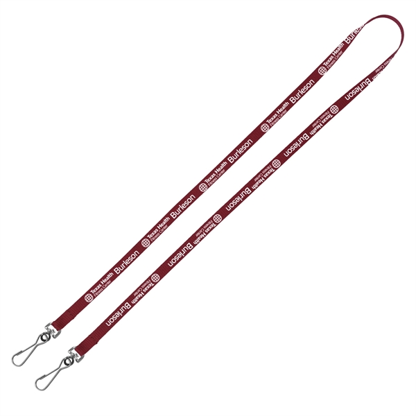 18" x 3/8" polyester dual ended lanyard strap with swivel or... from ASI 62660 Innovation Line