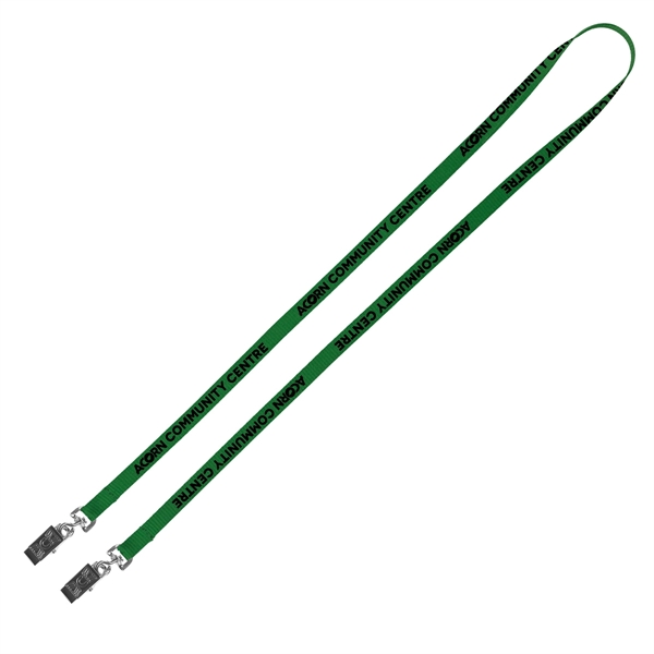 18" x 3/8" polyester dual ended lanyard strap with swivel or... from ASI 62660 Innovation Line