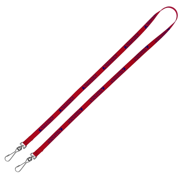 18" x 3/8" polyester dual ended lanyard strap with swivel or... from ASI 62660 Innovation Line