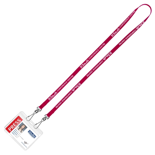 18" x 3/8" polyester dual ended lanyard strap with swivel or... from ASI 62660 Innovation Line