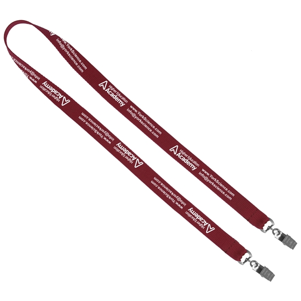 18" x 3/8" polyester dual ended lanyard strap with swivel or... from ASI 62660 Innovation Line