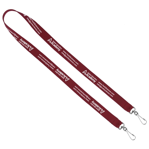 18" x 3/8" polyester dual ended lanyard strap with swivel or... from ASI 62660 Innovation Line