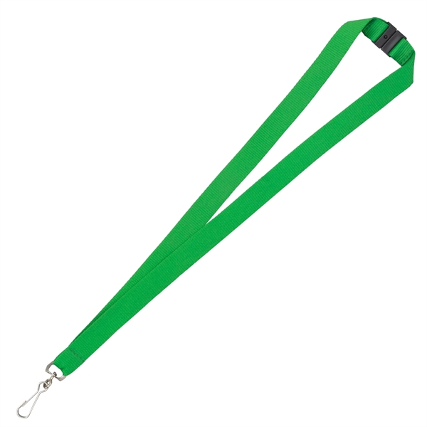 3/4" or 3/8" thick 18" polyester lanyard with metal swivel clip.... from ASI 62660 Innovation Line