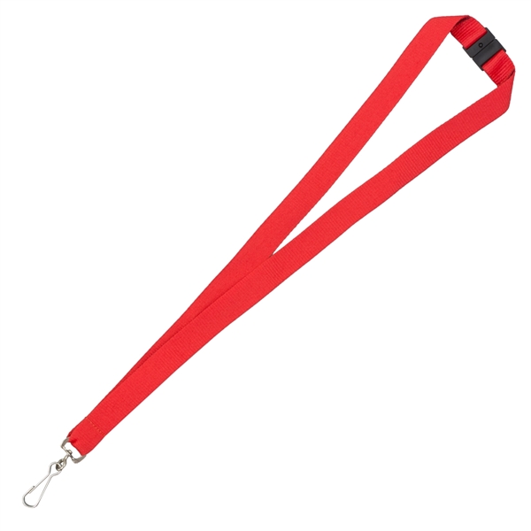 3/4" or 3/8" thick 18" polyester lanyard with metal swivel clip.... from ASI 62660 Innovation Line