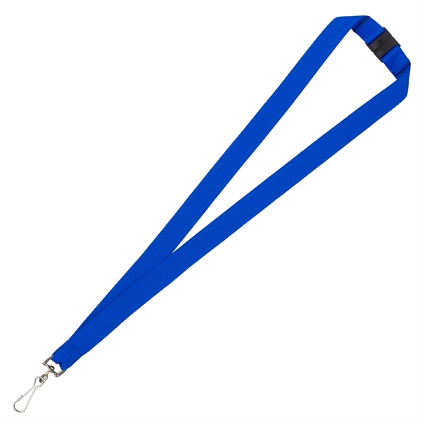 3/4" or 3/8" thick 18" polyester lanyard with metal swivel clip.... from ASI 62660 Innovation Line