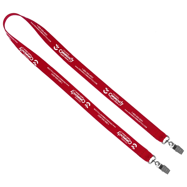 18" x 3/8" polyester dual ended lanyard strap with swivel or... from ASI 62660 Innovation Line