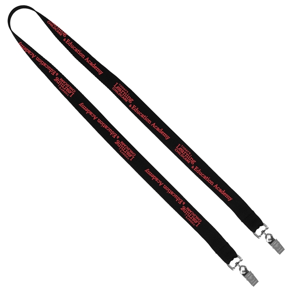 18" x 3/8" polyester dual ended lanyard strap with swivel or... from ASI 62660 Innovation Line