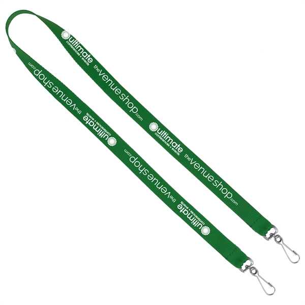 18" x 3/8" polyester dual ended lanyard strap with swivel or... from ASI 62660 Innovation Line