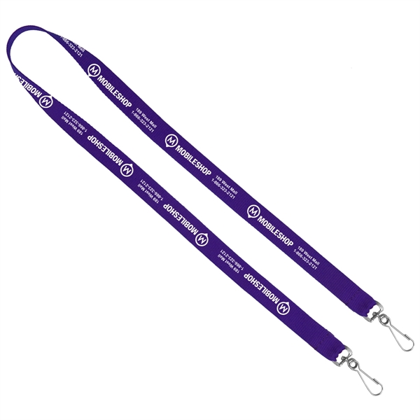 18" x 3/8" polyester dual ended lanyard strap with swivel or... from ASI 62660 Innovation Line