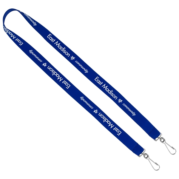 18" x 3/8" polyester dual ended lanyard strap with swivel or... from ASI 62660 Innovation Line