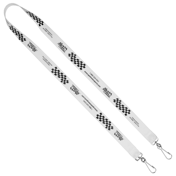 18" x 3/8" polyester dual ended lanyard strap with swivel or... from ASI 62660 Innovation Line