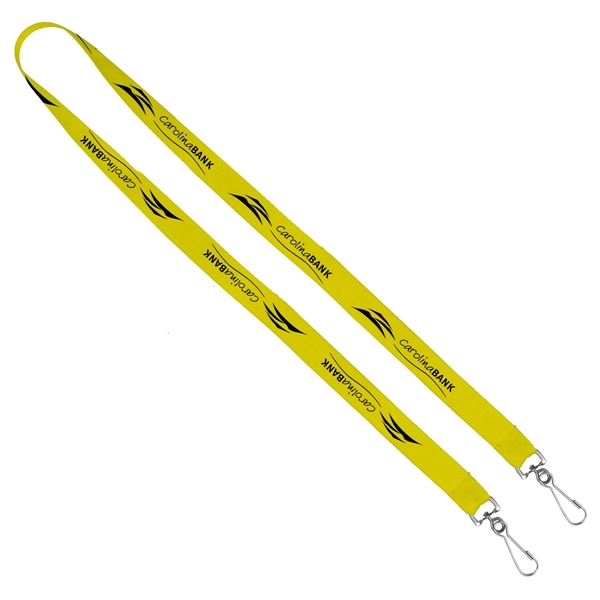 18" x 3/8" polyester dual ended lanyard strap with swivel or... from ASI 62660 Innovation Line