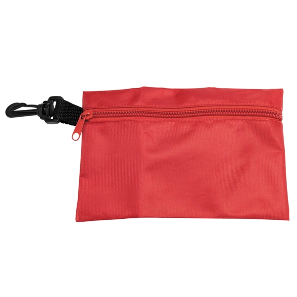 43 piece outdoors and camping kit inside a supersized zipper pouch;... from ASI 62660 Innovation Line
