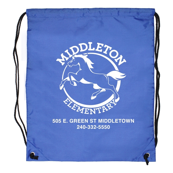 Drawstring cinch-style backpack with 17" adjustable cords.... from ASI 62660 Innovation Line