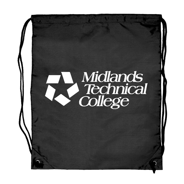 Drawstring cinch-style backpack with 17" adjustable cords.... from ASI 62660 Innovation Line