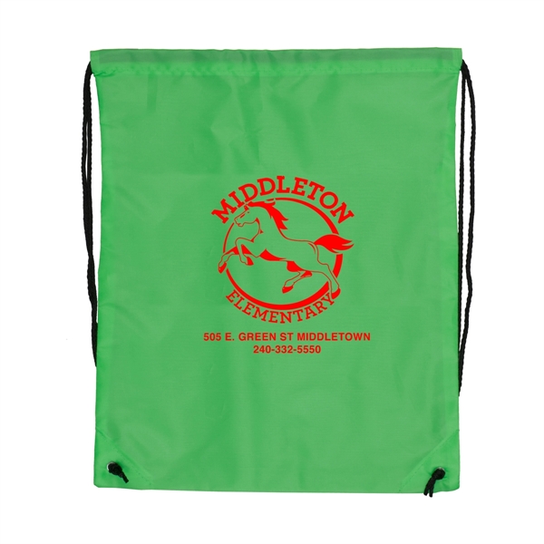 Drawstring cinch-style backpack with 17" adjustable cords.... from ASI 62660 Innovation Line