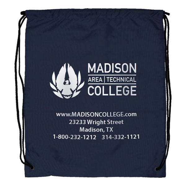 Drawstring cinch-style backpack with 17" adjustable cords.... from ASI 62660 Innovation Line