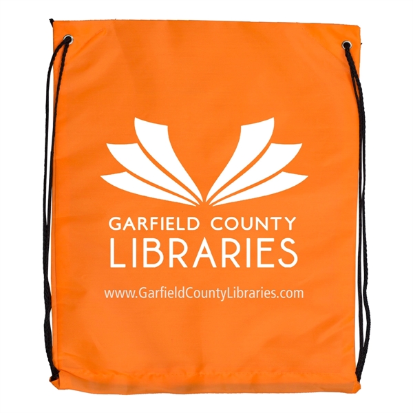 Drawstring cinch-style backpack with 17" adjustable cords.... from ASI 62660 Innovation Line