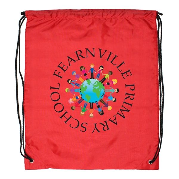 Drawstring cinch-style backpack with 17" adjustable cords.... from ASI 62660 Innovation Line