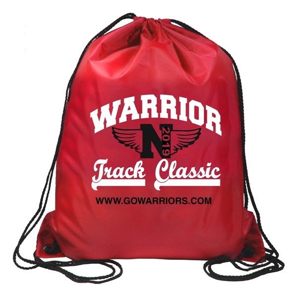 Drawstring cinch-style backpack with 17" adjustable cords.... from ASI 62660 Innovation Line