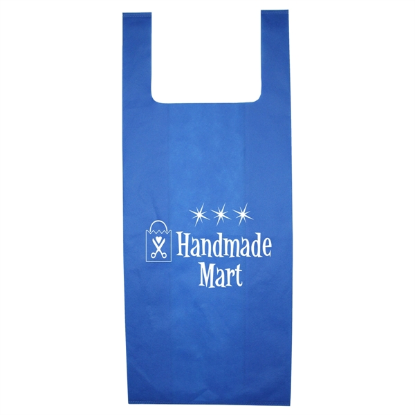 T-shirt style grocery shopping bag made of non-woven recyclable polypropylene.... from ASI 62660 Innovation Line