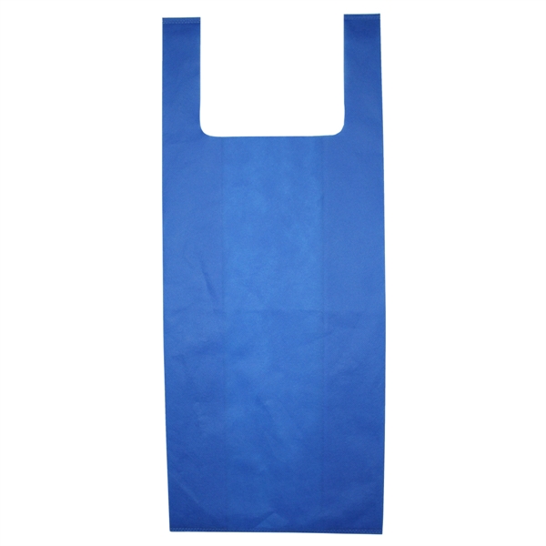 T-shirt style grocery shopping bag made of non-woven recyclable polypropylene.... from ASI 62660 Innovation Line