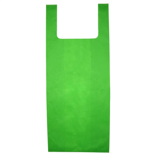 T-shirt style grocery shopping bag made of non-woven recyclable polypropylene.... from ASI 62660 Innovation Line