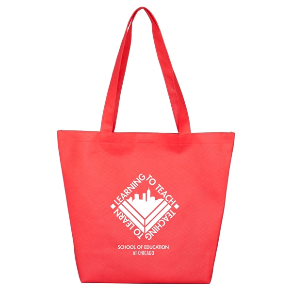 15" x 12" x 5" 80GSM non-woven polypropylene tote bag with... from ASI 62660 Innovation Line