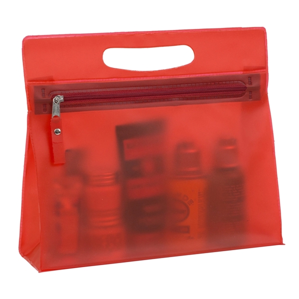 Vinyl travel pouch with zipper, overseas.... from ASI 62660 Innovation Line