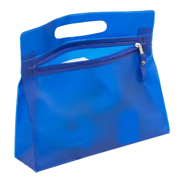 Vinyl travel pouch with zipper, overseas.... from ASI 62660 Innovation Line