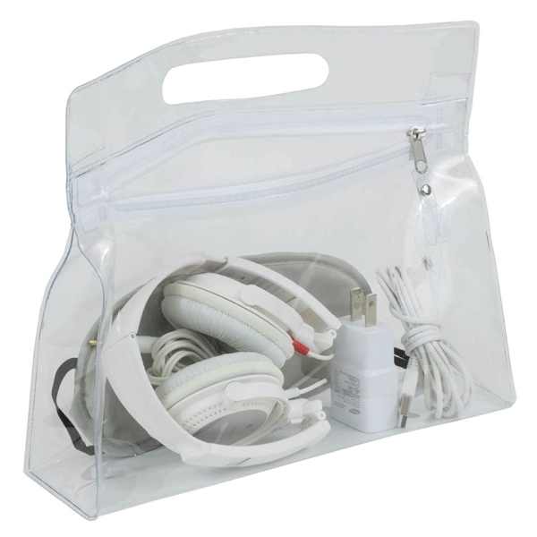 Vinyl travel pouch with zipper, overseas.... from ASI 62660 Innovation Line