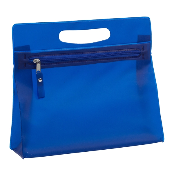 Vinyl travel pouch with zipper, overseas.... from ASI 62660 Innovation Line