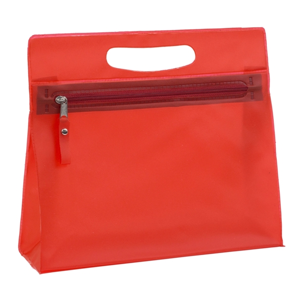 Vinyl travel pouch with zipper, overseas.... from ASI 62660 Innovation Line