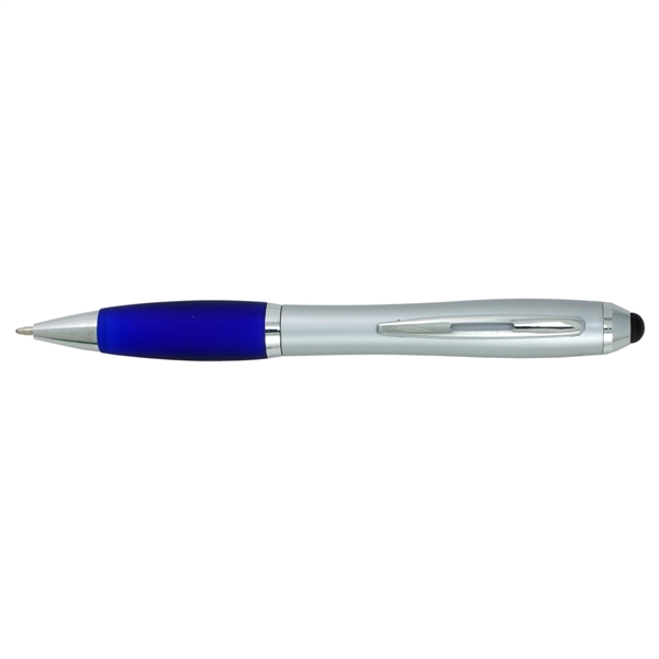 5 3/8" x 1/2" ABS plastic twist-action pen with textured grip... from ASI 62660 Innovation Line