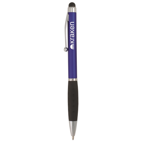 5 3/8" x 1/2" ABS plastic twist-action pen with soft rubber... from ASI 62660 Innovation Line